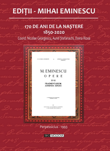 coperta carte editii - mihai eminescu 150-2 de mihai eminescu